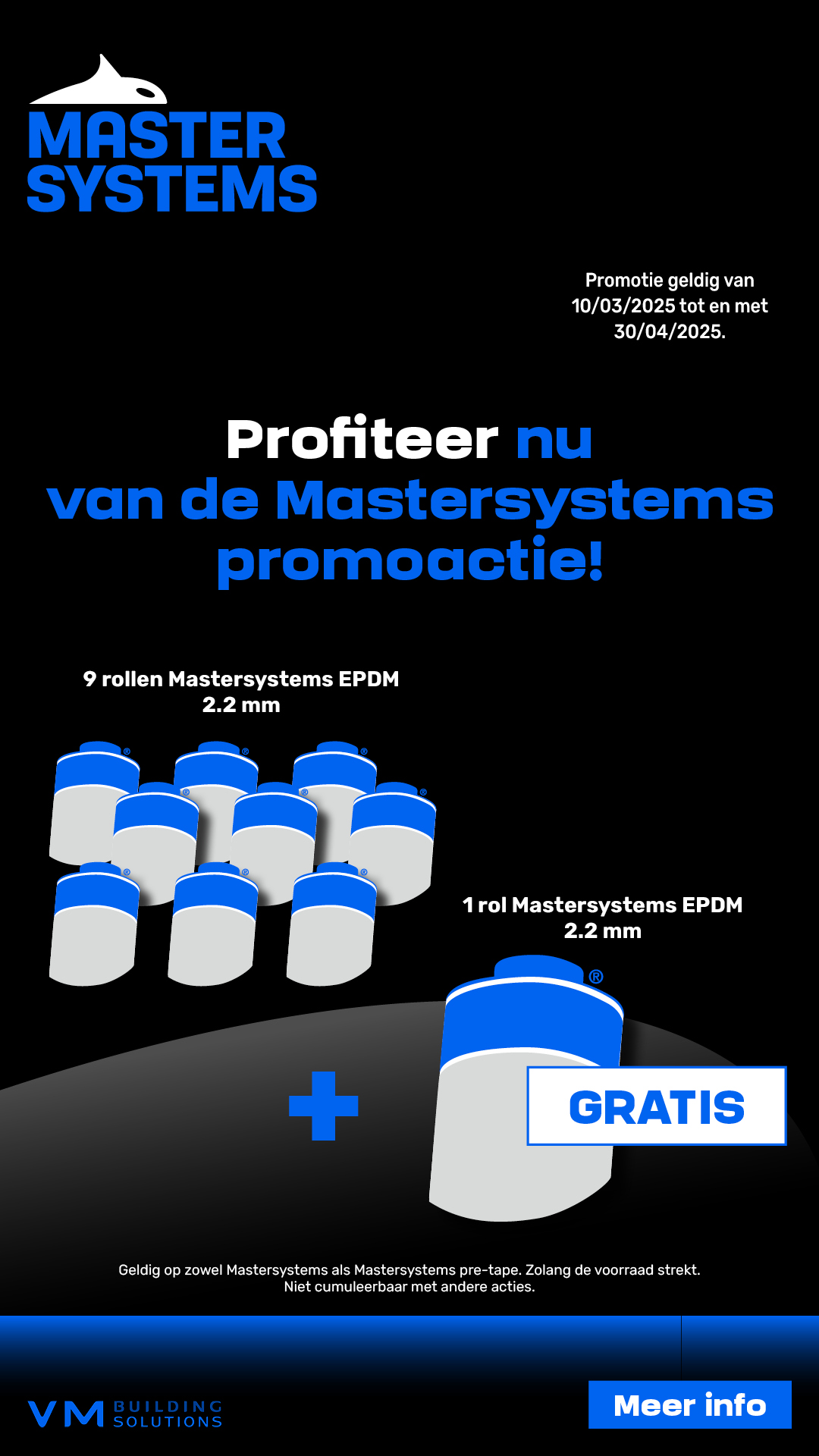 Mastersystems EPDM actie - promo